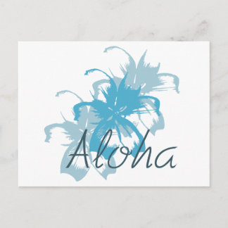 Carte Postale Aloha Floral