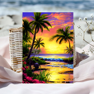 Carte postale Aloha hawaïenne