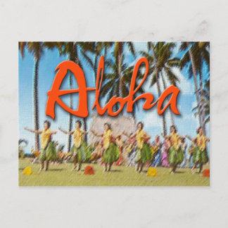 Carte Postale Aloha Hula