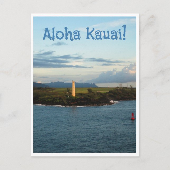 Carte Postale Aloha Kauai ! (Devant)