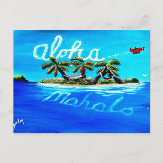 Carte Postale aloha mahalo