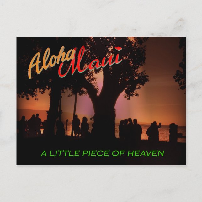 Carte Postale Aloha Maui (Devant)