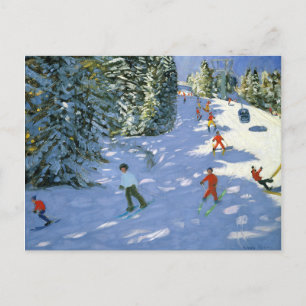 Carte Postale Alpes autrichiens 2004 de gondole
