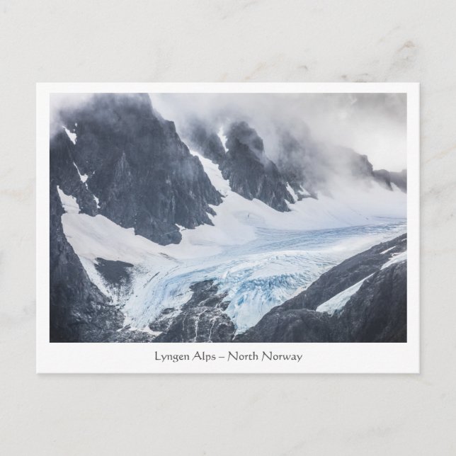 Carte Postale Alpes de Lyngen Nord Norvège (Devant)