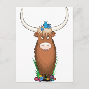 Carte Postale Alphabet animal Yak