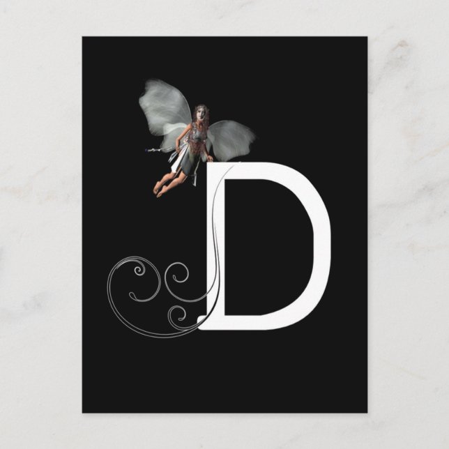 Carte Postale Alphabet de fées (Devant)