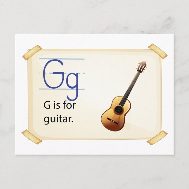 Carte Postale Alphabet L (Devant)