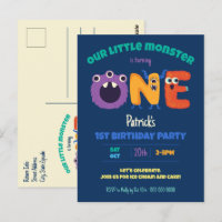 Alphabet Monsters 1er Anniversaire Notre Petit Mon
