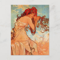 Alphons Mucha - Les quatre saisons - ÉTÉ