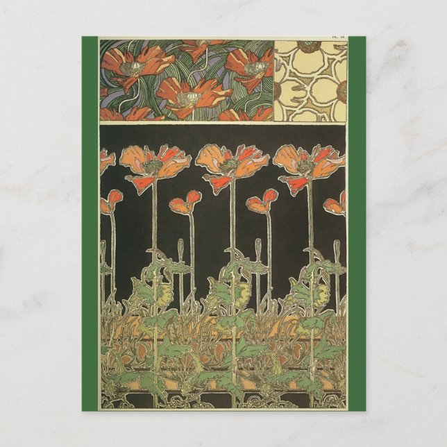 Carte Postale Alphonse Maria Mucha ~ Décoratifs (Devant)