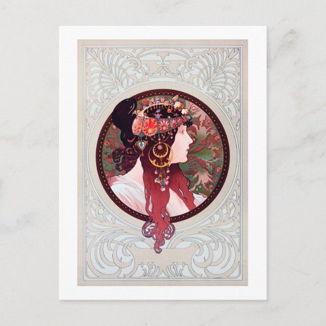 Carte Postale Alphonse Mucha (Devant)