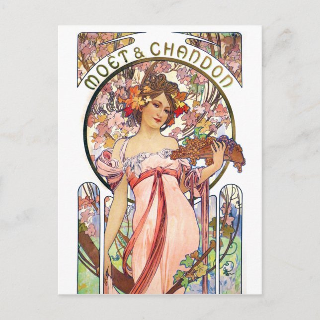 Carte Postale Alphonse Mucha (Devant)