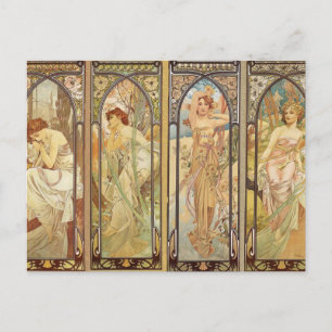 Carte Postale Alphonse Mucha - Art Nouveau Master