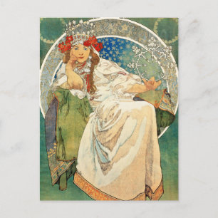 Carte postale Alphonse Mucha Princess Hyacinth