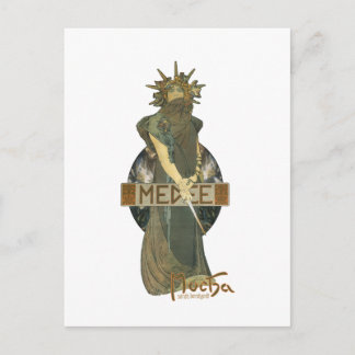 Carte Postale Alphonse Muchas Medee (1898)