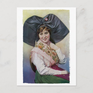Carte postale Alsace Girl