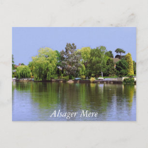 Carte postale Alsager Mere