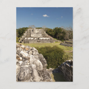 Carte Postale Altun Ha est un site maya qui date de 200