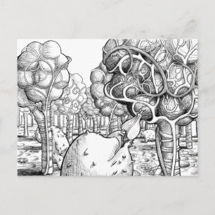 Carte Postale Alveoli avec jardiniers de Lymphograde