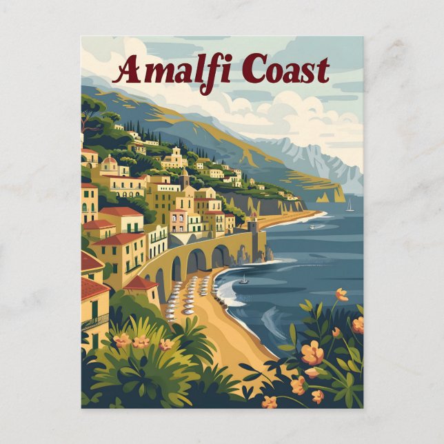 Carte Postale amalfi (Devant)
