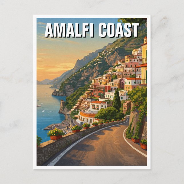 Carte Postale Amalfi Italie (Devant)