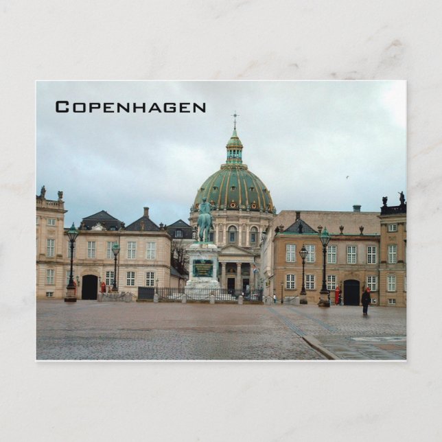 Carte Postale Amalienborg - Copenhague (Devant)