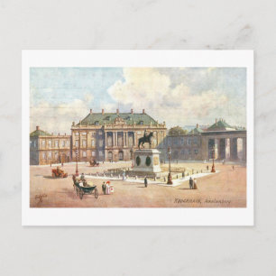 Carte Postale Amalienborg vintage à Copenhague