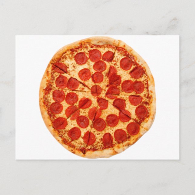 Carte Postale amateur de pizza classique (Devant)