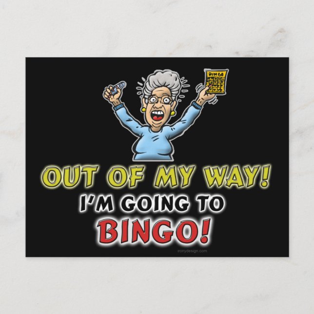 Carte Postale Amateurs de Bingo (Devant)