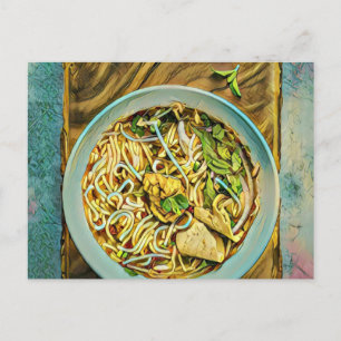 Carte Postale Amateurs de Ramen Japonais