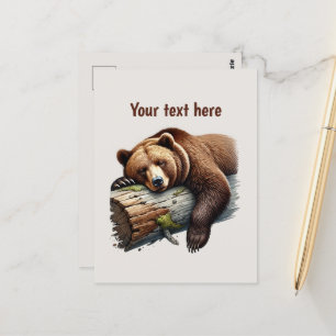 Carte Postale Amateurs d'ours mignonnes personnalisables