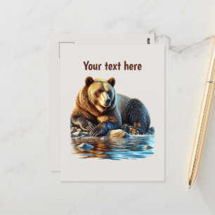 Carte Postale Amateurs d'ours mignonnes personnalisables