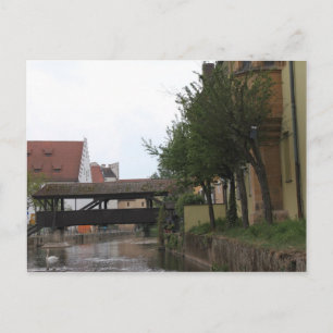 Carte Postale Amberg, pont au-dessus des Vils