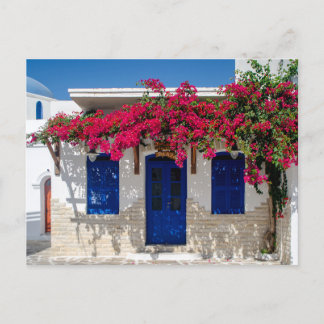 Carte postale ambiance île grecque