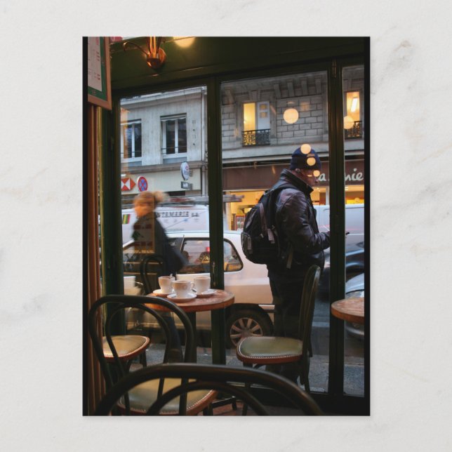 Carte Postale Ambiance parisienne Rue Rambuteau près de Beaubour (Devant)