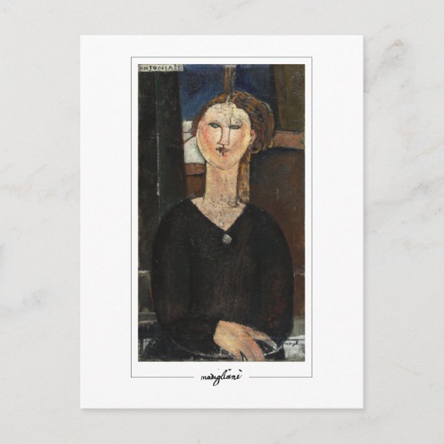 Carte Postale Amedeo Modigliani #7 - Beaux-arts (Devant)