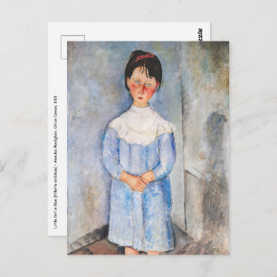 Carte Postale Amedeo Modigliani - Petite fille en bleu