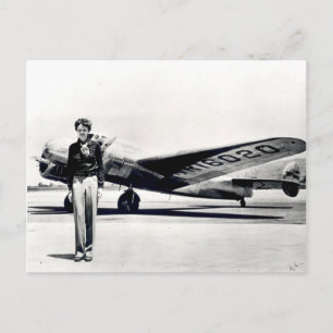 Carte Postale Amelia Earhart