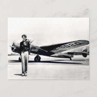Carte Postale Amelia Earhart