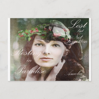 Carte Postale Amelia Perdue Au Paradis