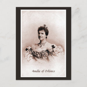 Carte Postale Amélie Reine du Portugal