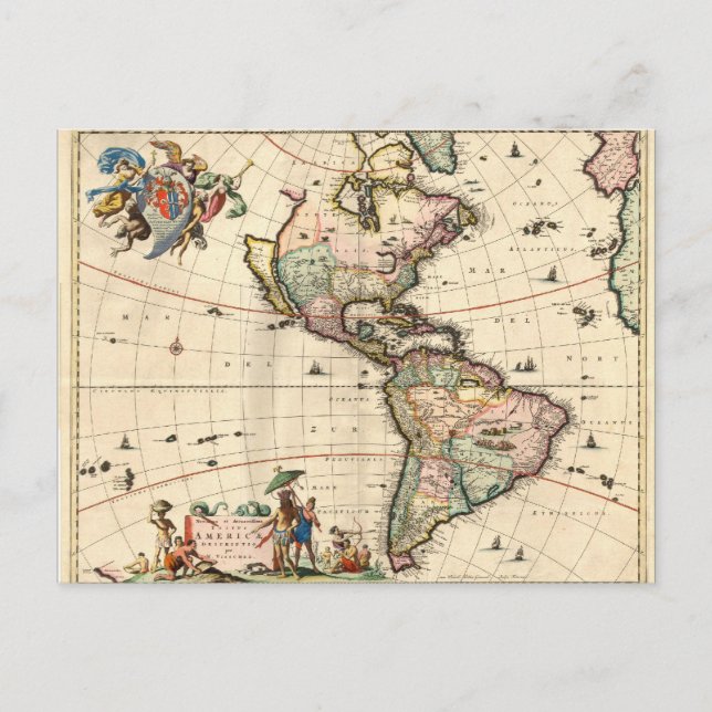 Carte postale américaine Carte 1670 (Devant)