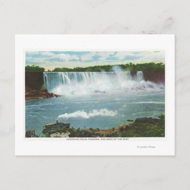 Carte Postale American Falls Maid of the Mist View (Devant)