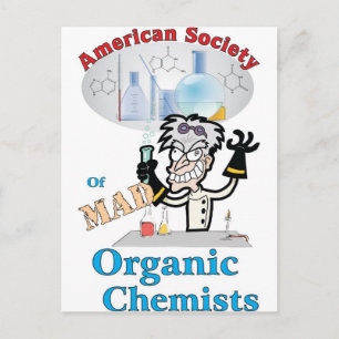 Carte Postale American Society of Mad Organic Chemists