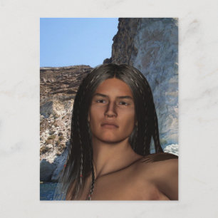 Carte postale amérindienne