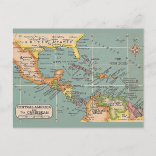 Carte postale Amérique centrale et Caraïbes