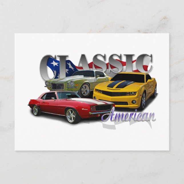 Carte Postale Amérique classique (Devant)