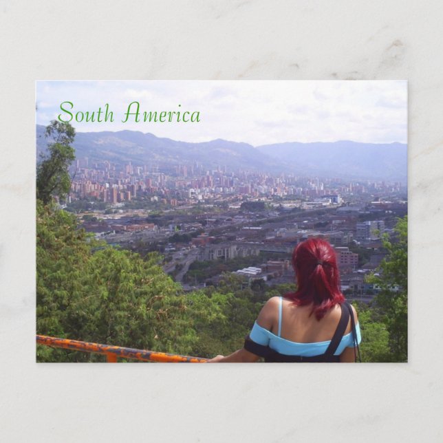 Carte Postale Amérique du Sud médaillon colombie (Devant)