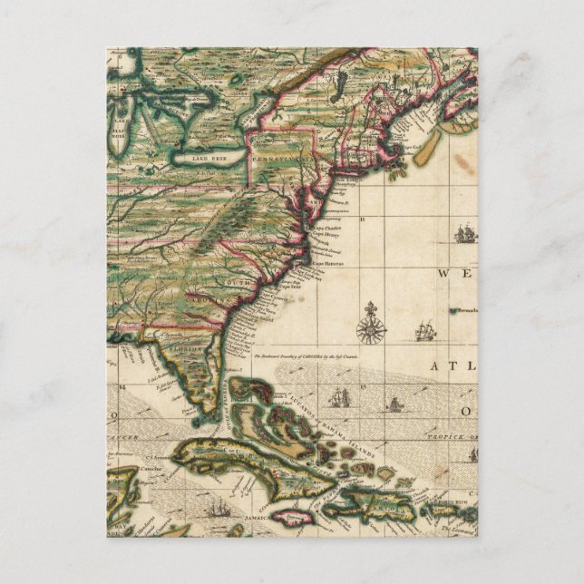 Carte Postale Amérique Septentrionale (Devant)