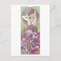 Améthyste (Quatre Bijoux), Alphonse Mucha